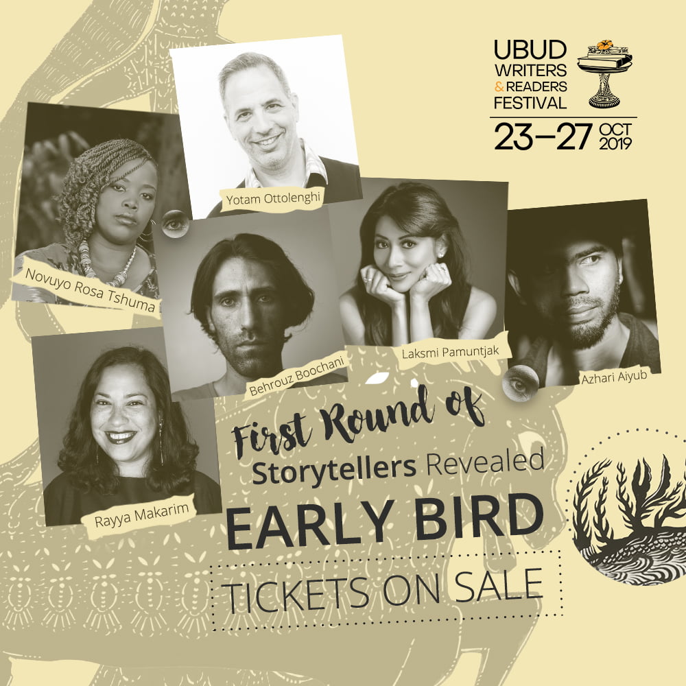 16 Nama Pembicara dan Peluncuran Tiket Tahap Awal Ubud Writers & Readers Festival 2019