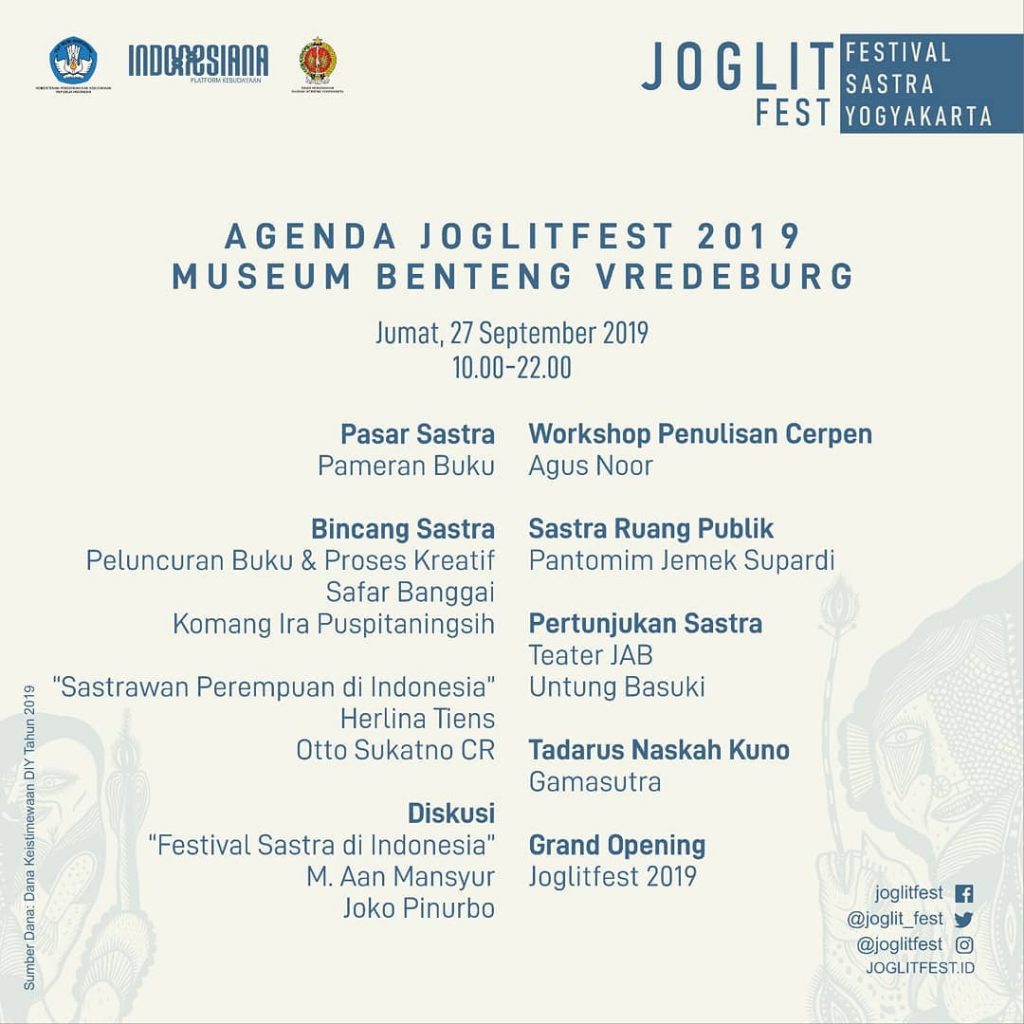 Agenda Festival Sastra Yogyakarta