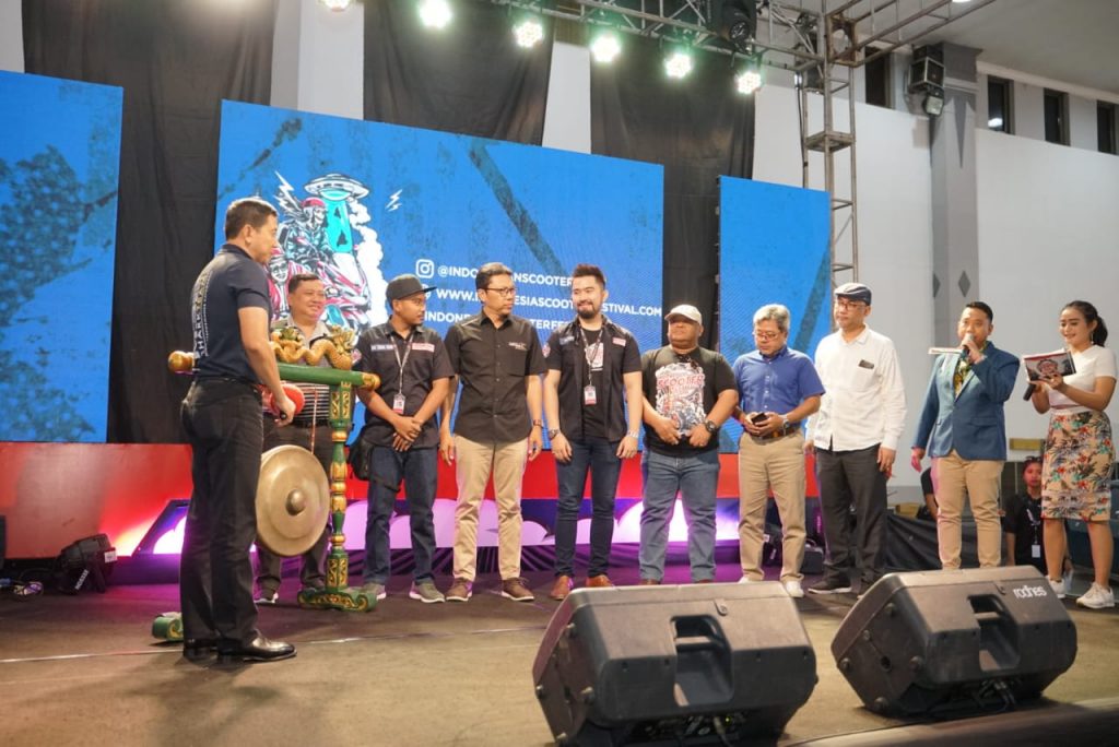 Pembukaan Indonesia Scooter Festival 2019,sumber foto: official dokumentasi ISF #3 (Ary)
