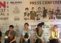 Perwakilan artis yang hadir di Press Conference Balkonjazz Festival