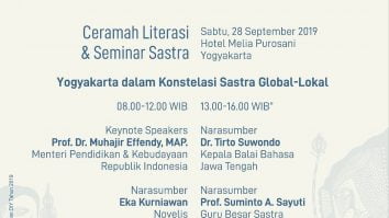 Seminar Internasional Festival Sastra Yogyakarta (Joglitfest) 2019