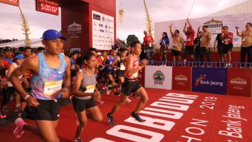 Borobudur Marathon 2019 Sukses, Image Twitter Disporapar Jateng @disporaparjtg