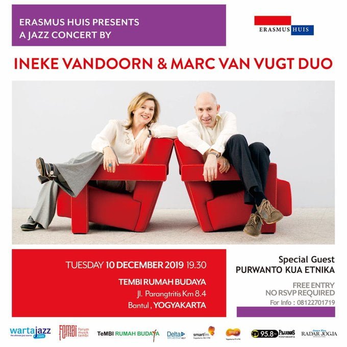 Ineke Vandoorn & Marc Van Vugt Duo Spesial kolaborasi bersama Purwanto KuaEtnika