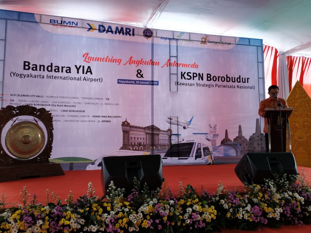 Angkutan Antarmoda Bandara International Yogyakarta (YIA) Kini Hadir di Sleman City Hall