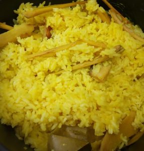 Cara Membuat Nasi Kuning Rice Cooker