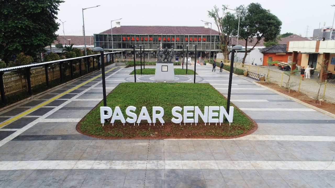 Wajah Baru Stasiun Pasar Senen, Photo By : KAI.id
