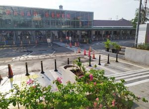 Akses pedestrian Stasiun Pasar Senen