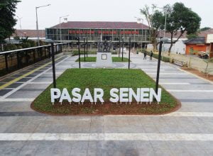 Plaza Stasiun Pasar Senen setelah dilakukan penataan, photo by : KAI.id