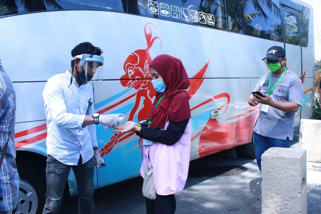 Kemenparekraf Gelar Simulasi Protokol Kesehatan pada Wisata MICE Lombok