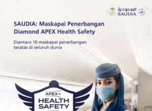 Saudi Arabian Airlines (SAUDIA) Menerima Diamond Status Untuk Kesehatan Keselamatan Penerbangan
