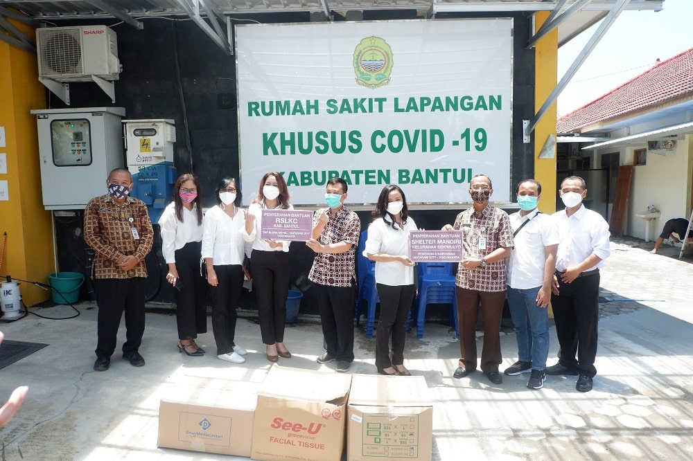 Donasi untuk Puskesmas Bambanglipuro Bantul sebagai RS Lapangan Covid19-min