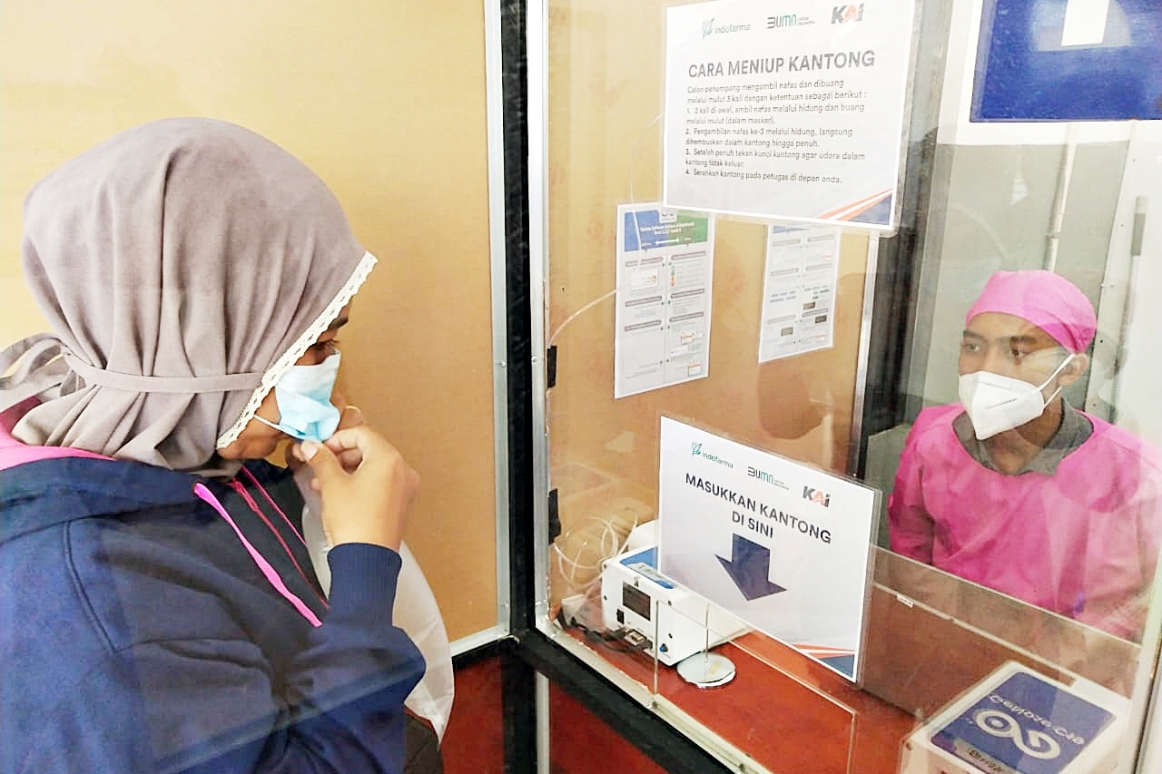 KAI Hadirkan Pemeriksaan GeNose C19 pada 10 Stasiun di Sumatera