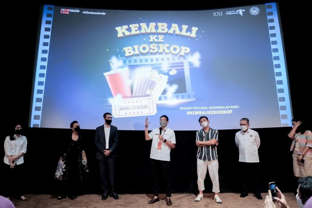 Kemenparekraf Galakkan Kampanye #KembaliKeBioskop, Geliatkan Industri Film