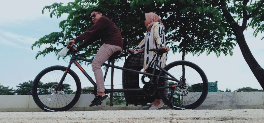 Naik Sepeda di Rowo Mijen, photo : Googlemap Anjar Suryambodo