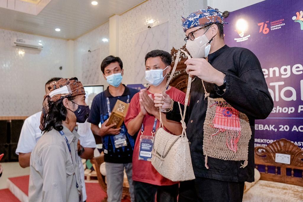 Menparekraf Dorong Pengembangan Potensi Ekraf Lebak Banten Lewat Program KaTa Kreatif
