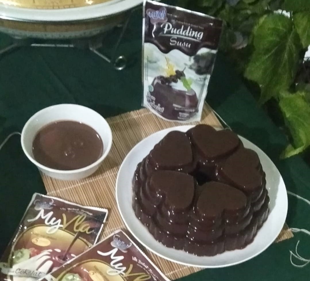 resep puding coklat nutrijel, image by IG: @ caniinm
