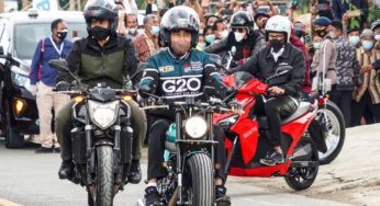 Intip Produk Dalam Negeri Yang Dipakai Jokowi Motoran ke Danau Toba