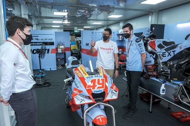 Sukseskan MotoGP Mandalika 2022, Kemenparekraf Kerj Sama Dengan Dorna Sports