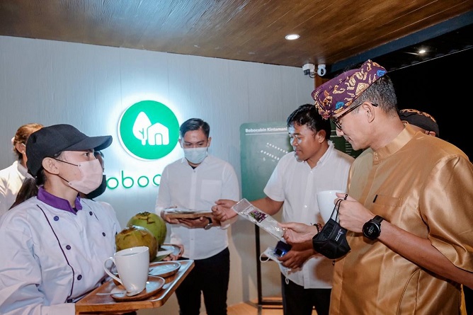 Menparekraf Kunjungi Fasilitas Penginapan Inovatif Bobocabin Kintamani di Bali