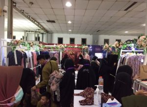 Stand Atelier Angelina di Muslim Life Fair Yogyakarta