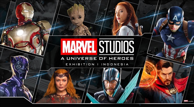 Tiket Marvel Studios Exhibition di PIM 3 Jakarta, image: disney.id