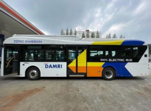 Bus Listrik Damri Indonesia