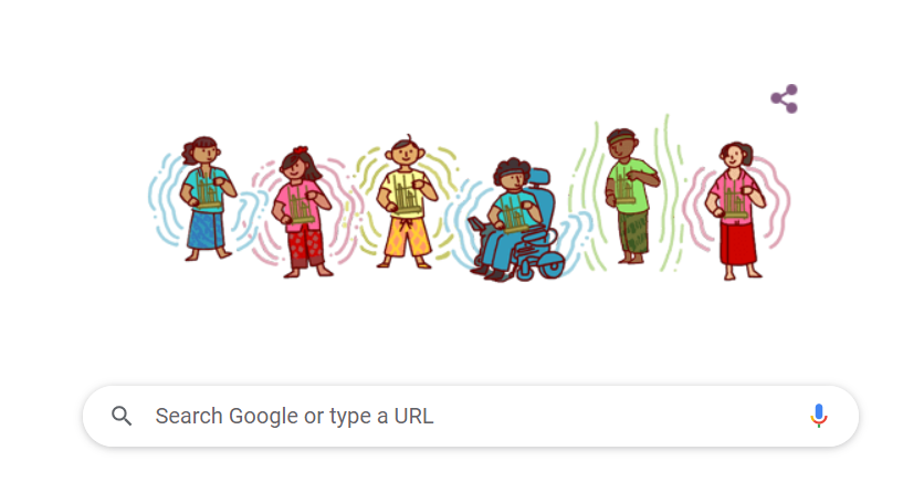 Google Doodle Hari Ini: Hari Angklung Sedunia 16 September, Ini Sejarahnya!