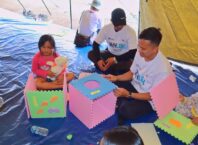 Kuatkan Korban Gempa Cianjur, KAI dan BUMN Berikan Trauma Healing kepada Anak-Anak di Posko Pengungsian