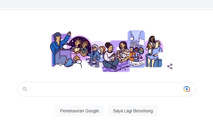 Google Doodle Hari Ini Hari Perempuan Internasional, Ini Sejarah dan Tujuannya