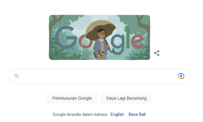 Google Doodle Hari Ini Sapardi Djoko Damono