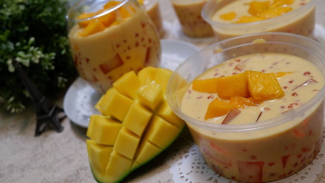 Resep Mango Sago Creamy, image by IG: @mustikaekap
