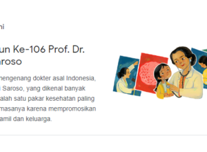 Prof. Dr. Sulianti Saroso Google Doodle Hari Ini!