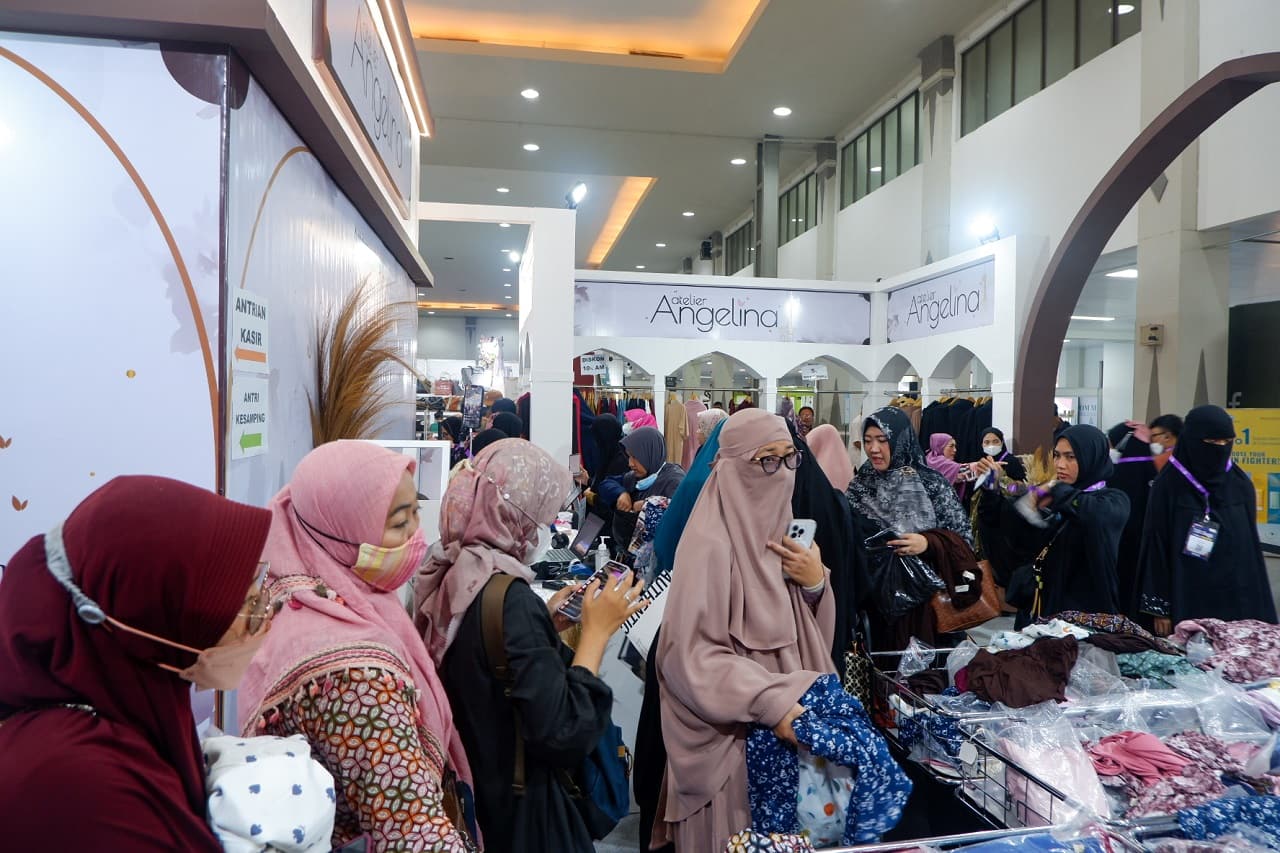 Stand Atelier Angelina di Muslim Life Fair 2023 Jogja