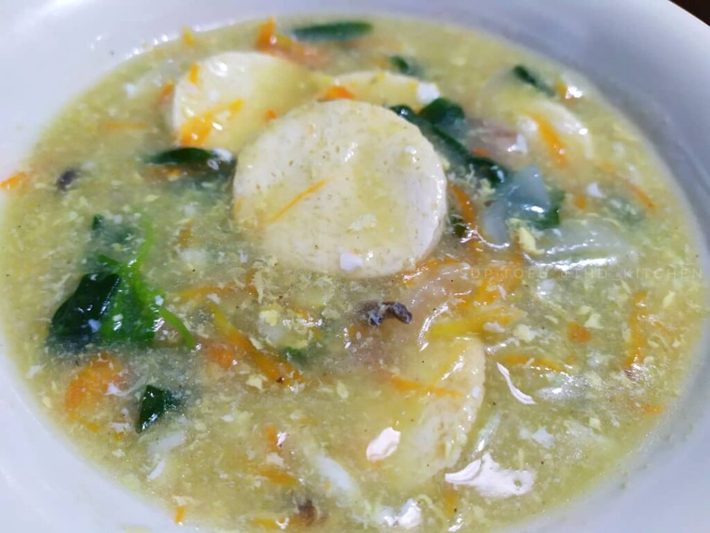 Sup Tofu Jamur Enoki