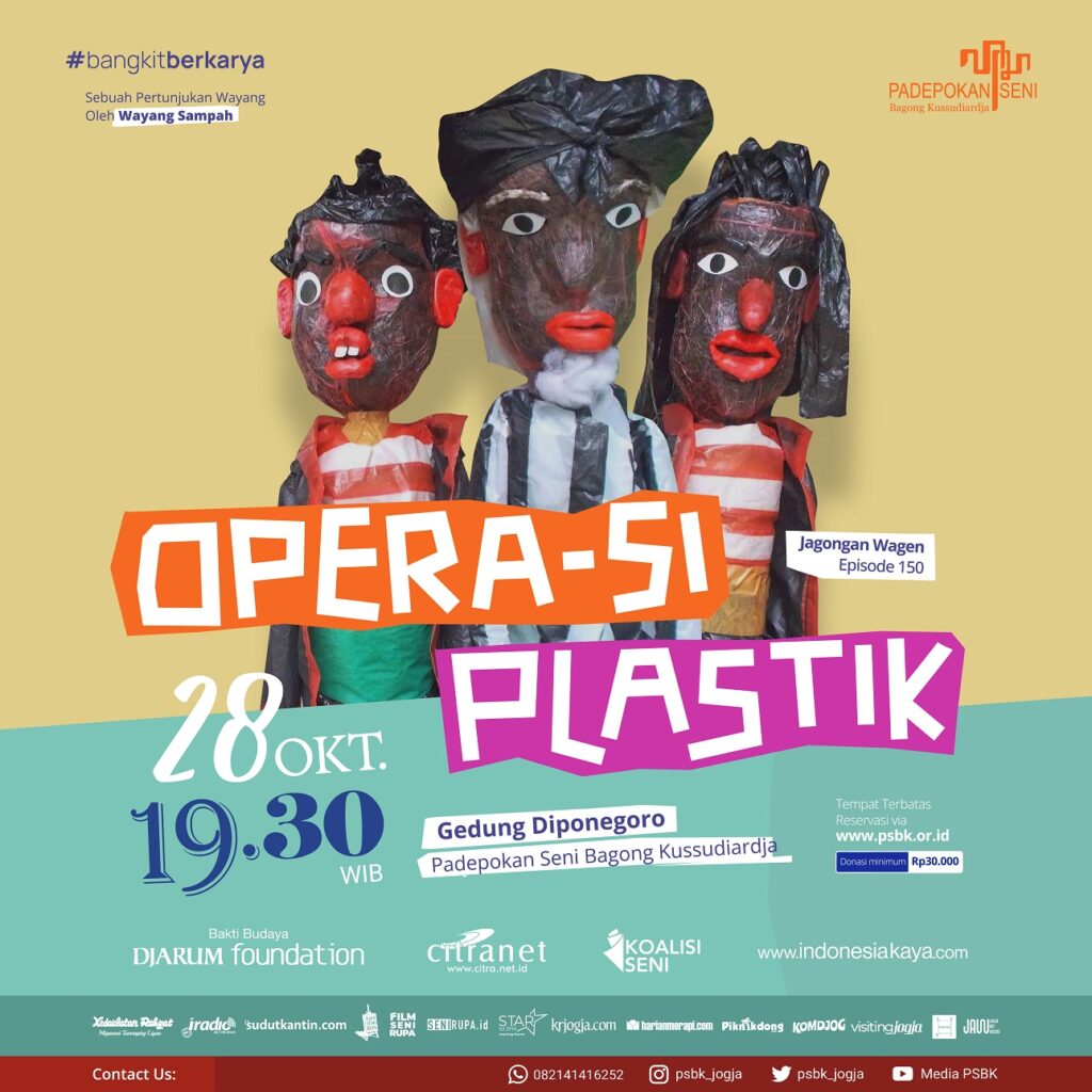 Wayang Sampah Ajak Kita Mencintai Diri dan Lingkungan Lewat Opera-Si Plastik