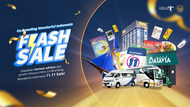Co-Branding Wonderful Indonesia 11.11 Flash Sale: Langkah Menuju Wonderful Indonesia Co-Branding Awards 2023