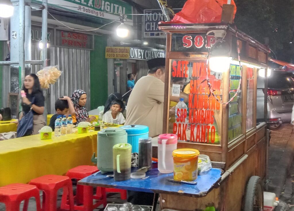 Kuliner jl Sabang di Jakarta