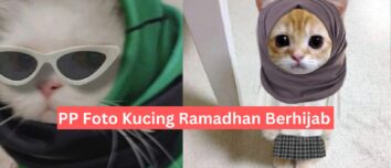 PP Foto Kucing Ramadhan Berhijab