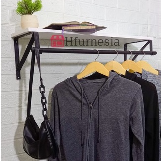 Rak Dinding Serbaguna dengan Gantungan