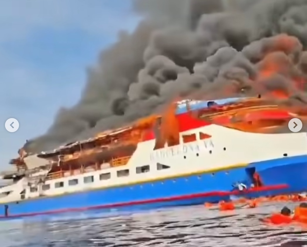 KM Barcelona V Terbakar di Laut Sulut, 568 Penumpang Selamat, Ini Fakta dan Jadwal Kapalnya!