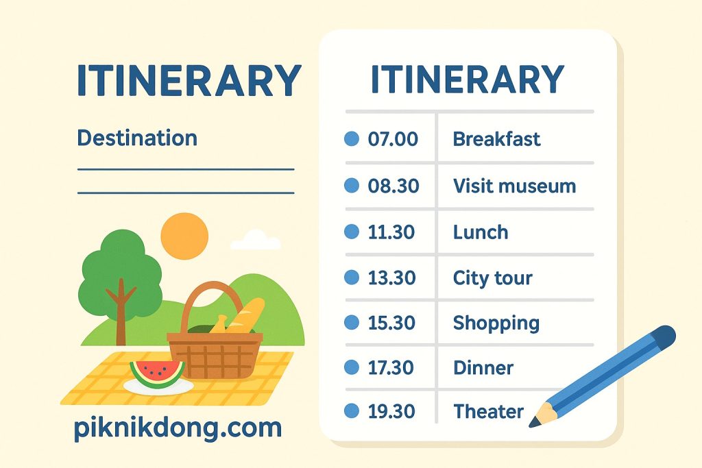 Apa Itu Itinerary? Pengertian, Tujuan, Keunggulan, Kekurangan, dan Contohnya!