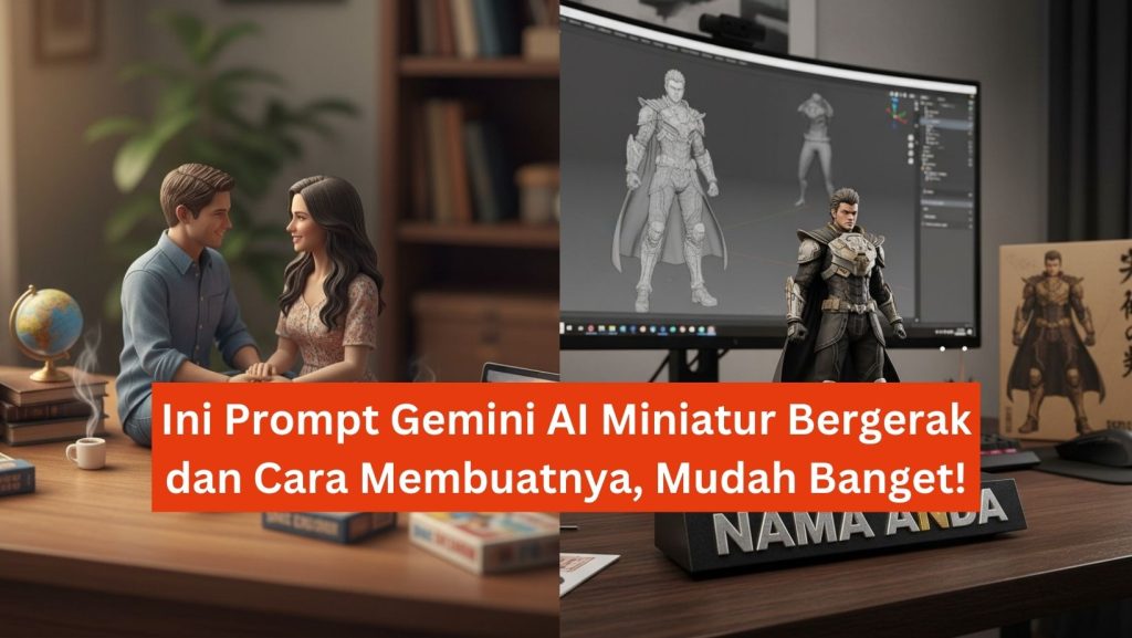 Ini Prompt Gemini AI Miniatur Bergerak dan Cara Membuatnya, Mudah Banget!