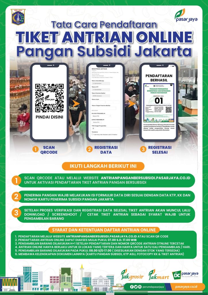 Ini Syarat dan Cara Daftar Antrian Sembako Murah KJP Pasar Jaya untuk Program Sembako Murah KJP Pasar Jaya 1 Ini Syarat dan Cara Daftar Antrian Sembako Murah KJP Pasar Jaya untuk Program Sembako Murah KJP Pasar Jaya