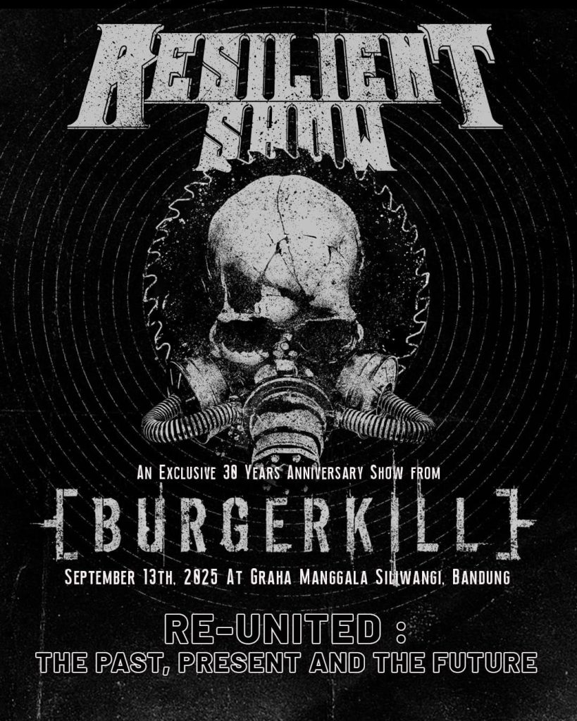 Konser Burgerkill 2025: Rayakan 30 Tahun Perjalanan Musik, Hadirkan Mantan Personel hingga Fadly (Padi) 1 Konser Burgerkill 2025: Rayakan 30 Tahun Perjalanan Musik, Hadirkan Mantan Personel hingga Fadly (Padi)