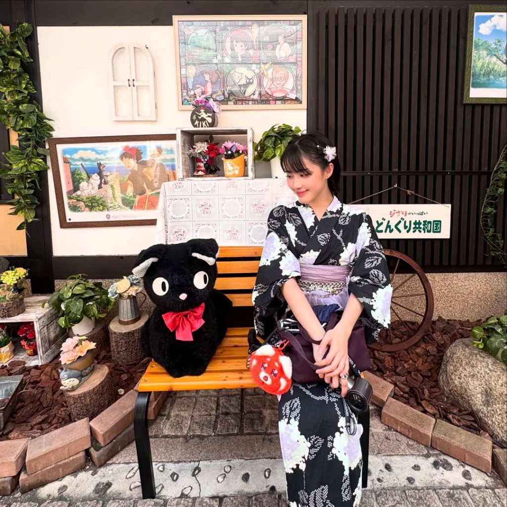 Potret Ella JKT48 Pakai Kimono Saat di Jepang, image by IG: jkt48.ella.a