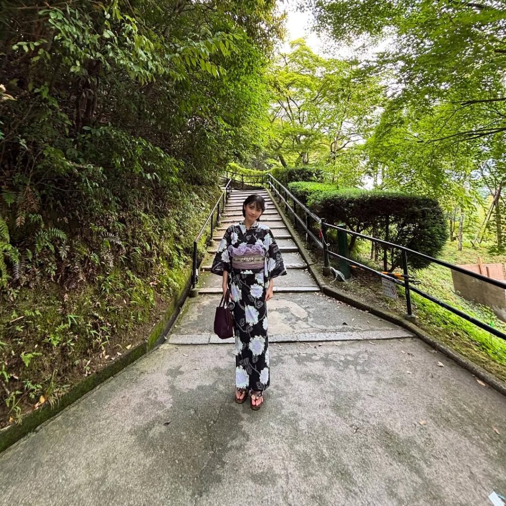 Potret Ella JKT48 Pakai Kimono Saat di Jepang, image by IG: jkt48.ella.a
