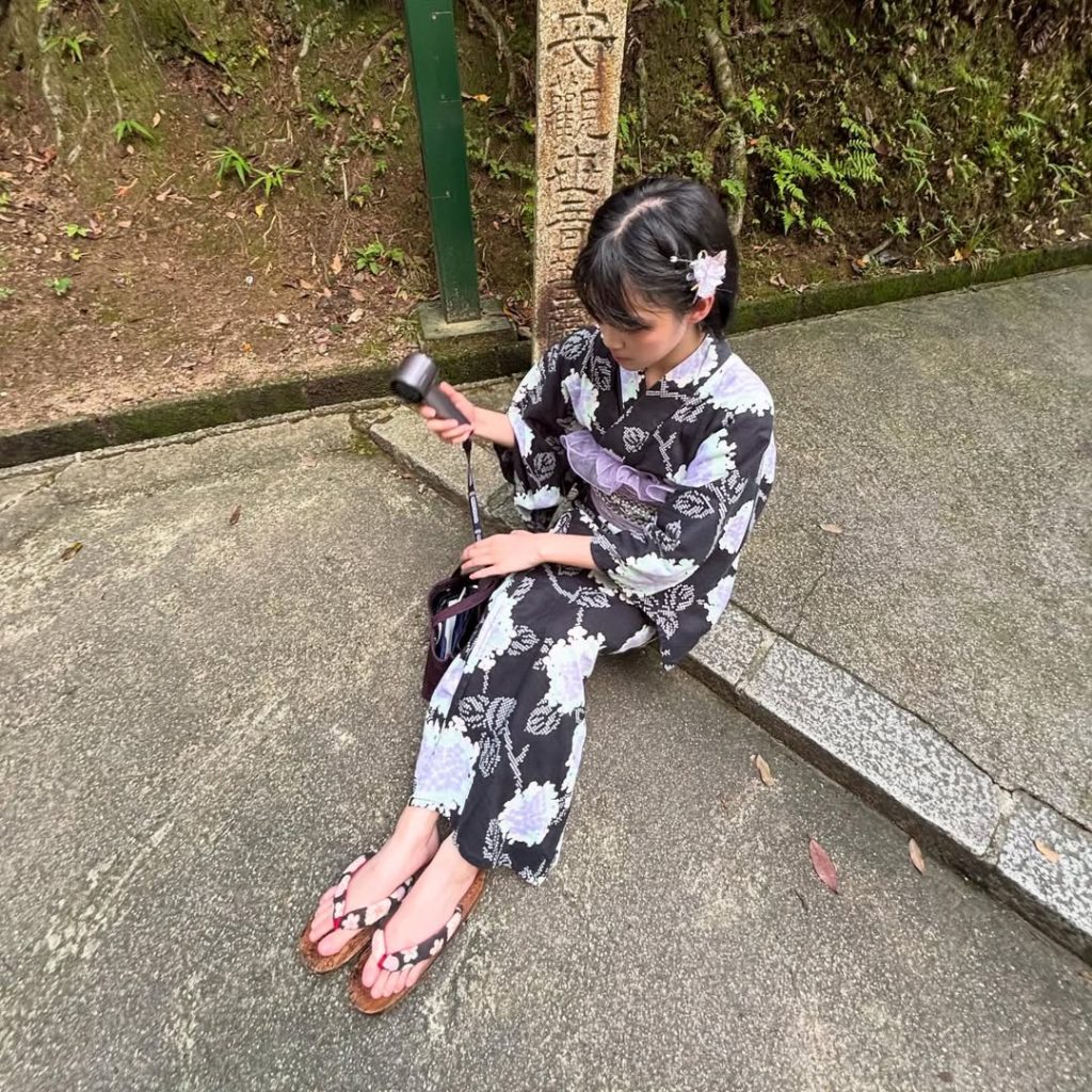 Potret Ella JKT48 Pakai Kimono Saat di Jepang, image by IG: jkt48.ella.a