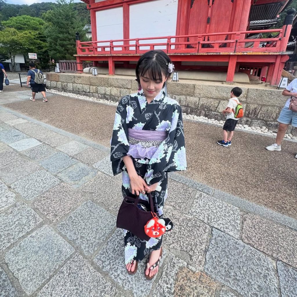 Potret Ella JKT48 Pakai Kimono Saat di Jepang, image by IG: jkt48.ella.a