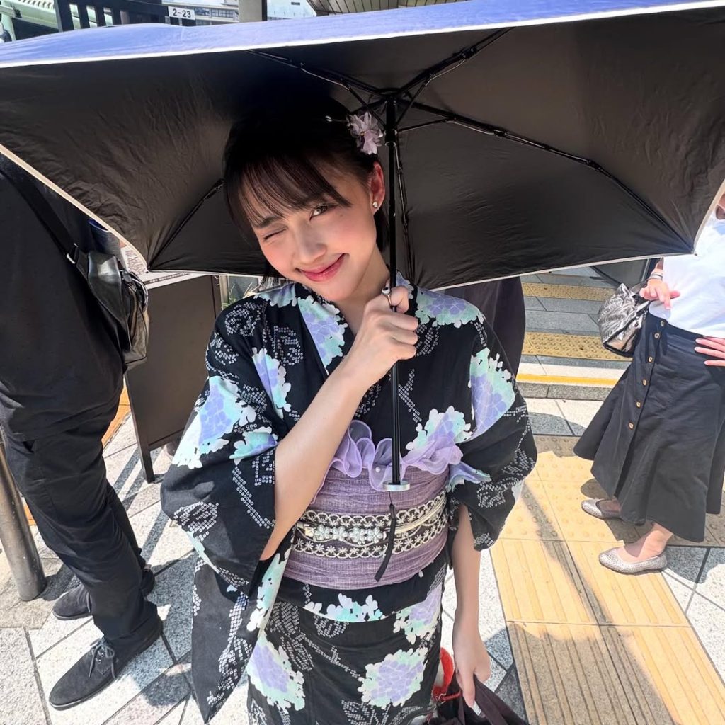 Potret Ella JKT48 Pakai Kimono Saat di Jepang, image by IG: jkt48.ella.a