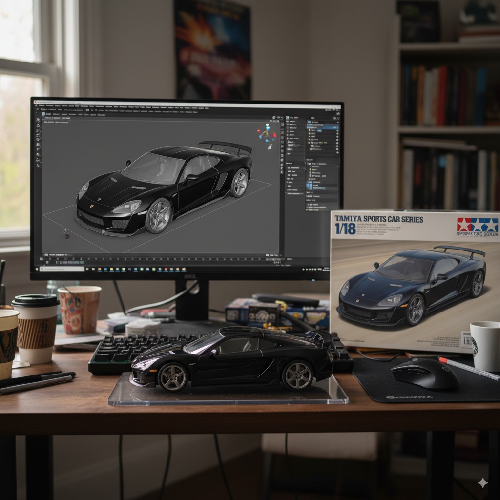 Prompt Miniatur Mobil